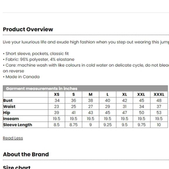 New Kim & Co. Navy Blue Pink Cropped Stretch Gaucho Jumpsuit Size XL bin 1K - Picture 5 of 5